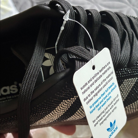 Adidas Black and Silver Rhinestone  Sneakers - Picture 8 of 10